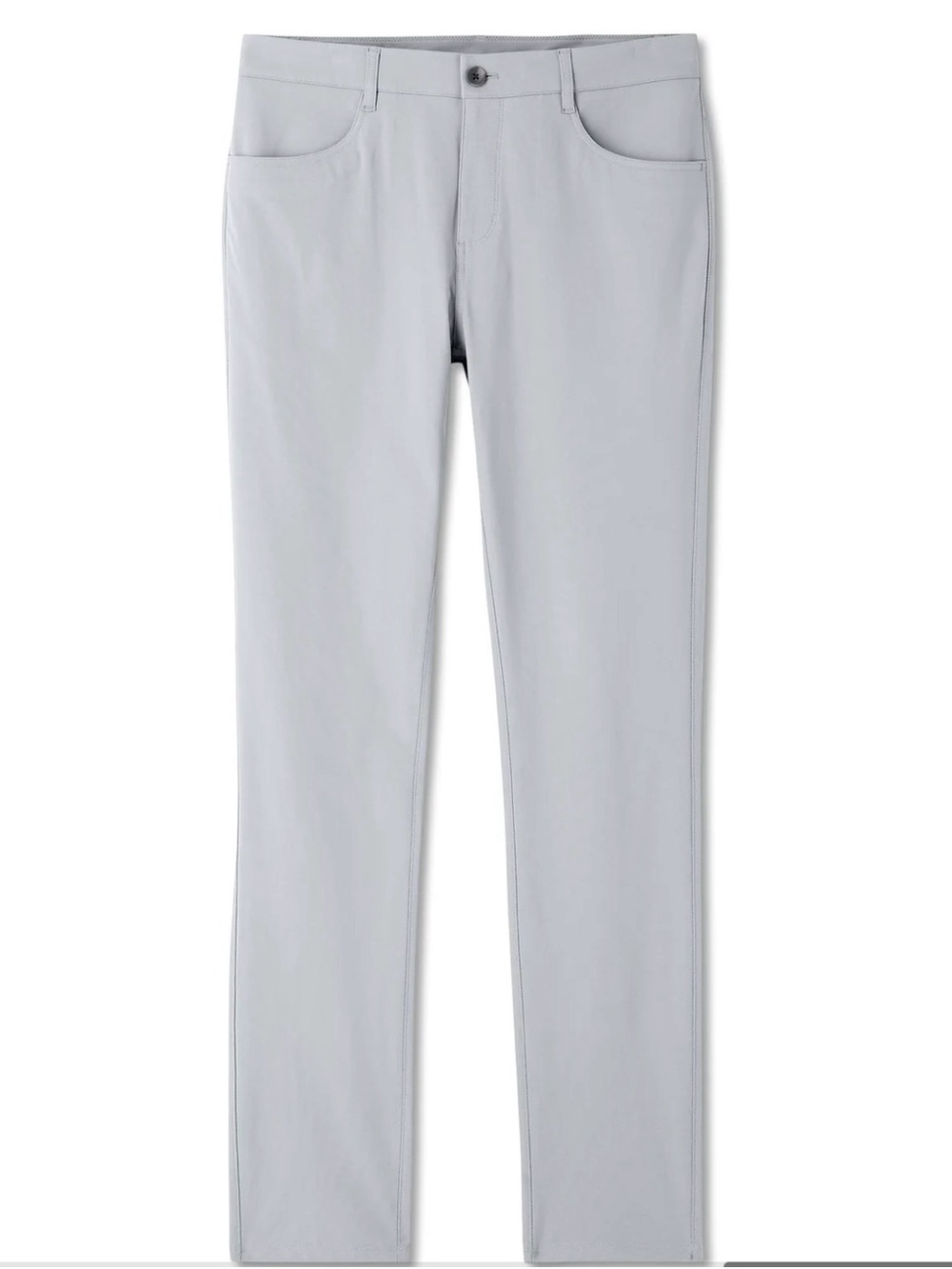 Vuori Meta Pant Men’s 36x32 Light Gray V430-S Performance 5 Pocket